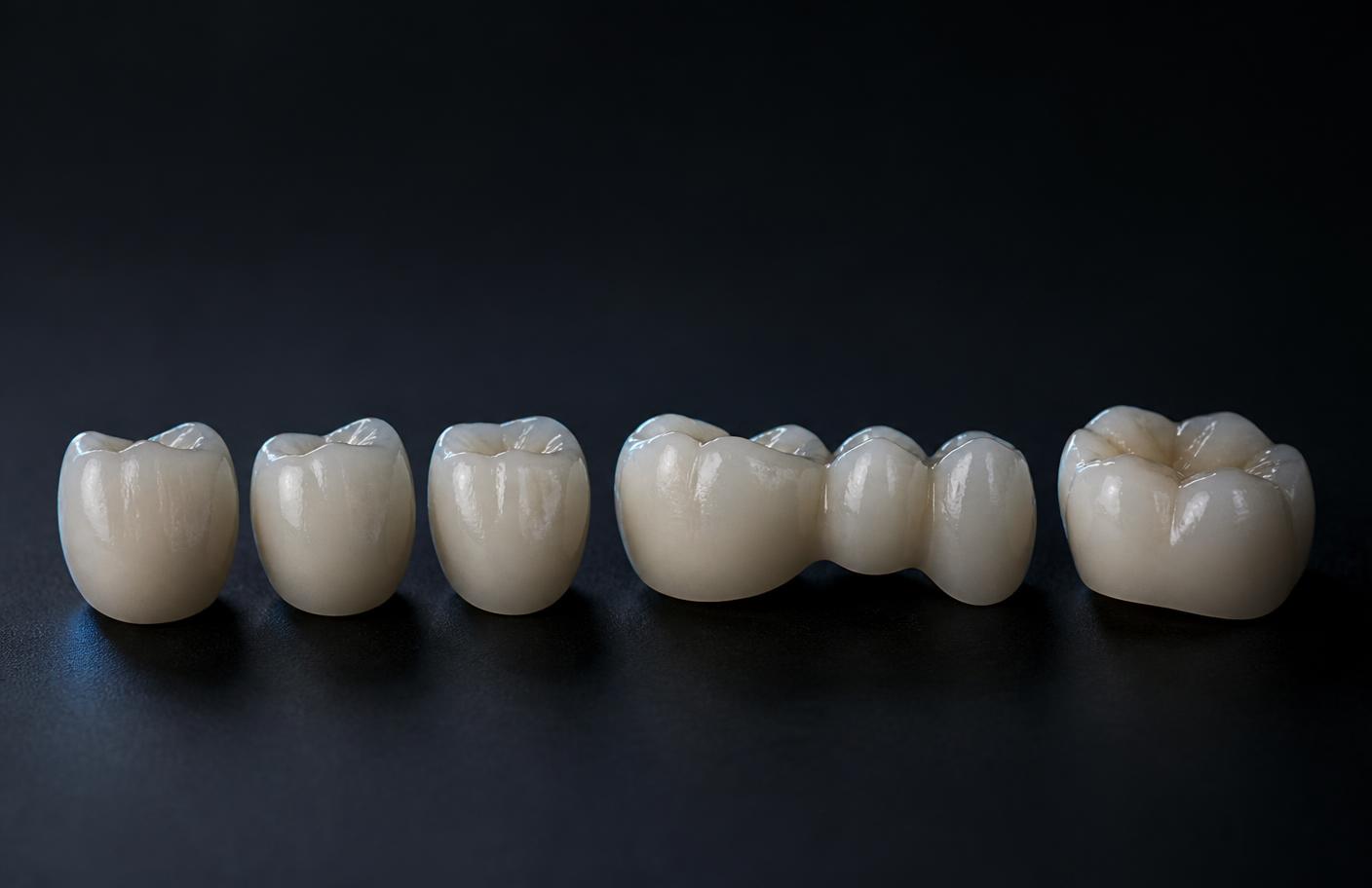 Coronas de zirconio fresadas en CAD/CAM para clínicas dentales